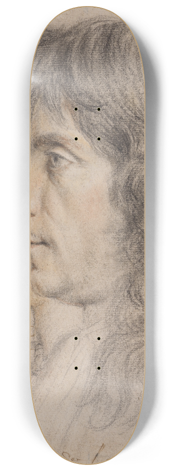 Jean-Baptiste de Champaigne - Selbstbildnis des Knstlers mit seiner Frau Genevive Jehan 8.25 inch art skate deck
