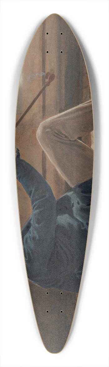 Constantin Hansen - The Architect Gottlieb Bindesbll 39.3 inch art pintail longboard deck