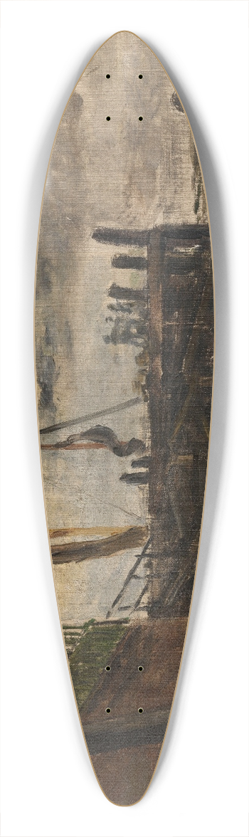 Constantin Meunier - Rupelmonde 39.3 inch art pintail longboard deck