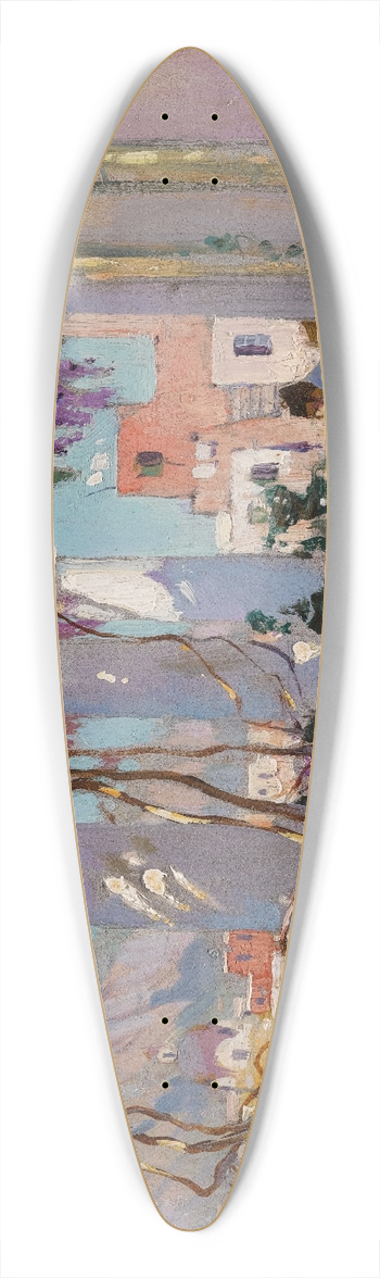 Constantin Westchiloff - Veranda In Capri 39.3 inch art pintail longboard deck
