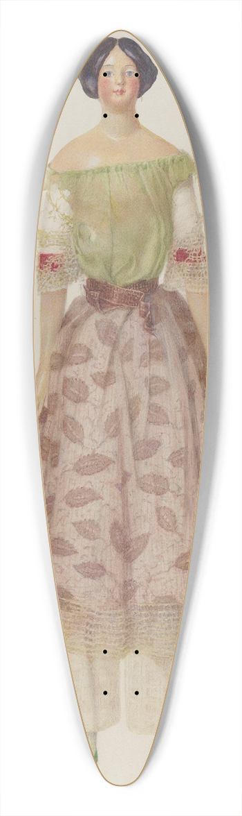 Cora Parker - Doll 39.3 inch art pintail longboard deck