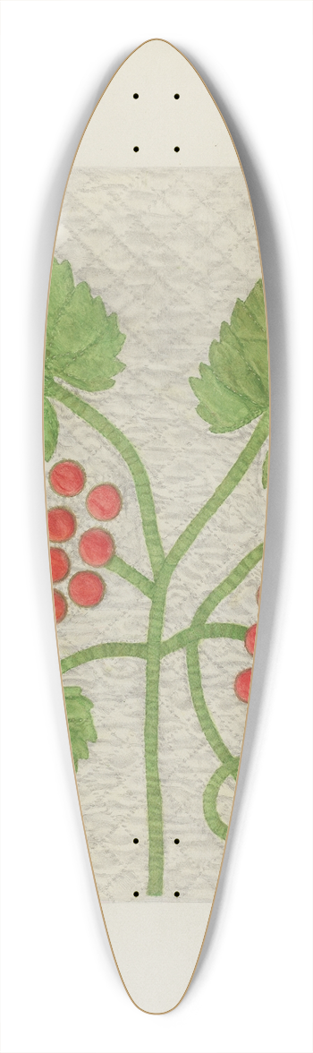 Cora Parker - Quilt  Grape Pattern 39.3 inch art pintail longboard deck