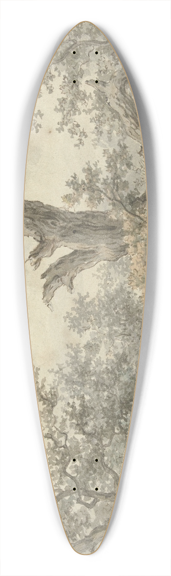 Cornelis Buys - Boslandschap 39.3 inch art pintail longboard deck