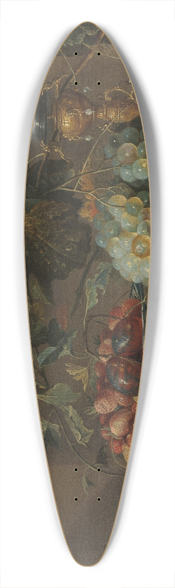 Cornelis de Heem - Still-Life with Crayfish, Oysters, and Fruit 39.3 inch art pintail longboard deck