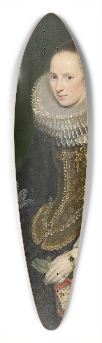 Cornelis de Vos - Mother and child 39.3 inch art pintail longboard deck