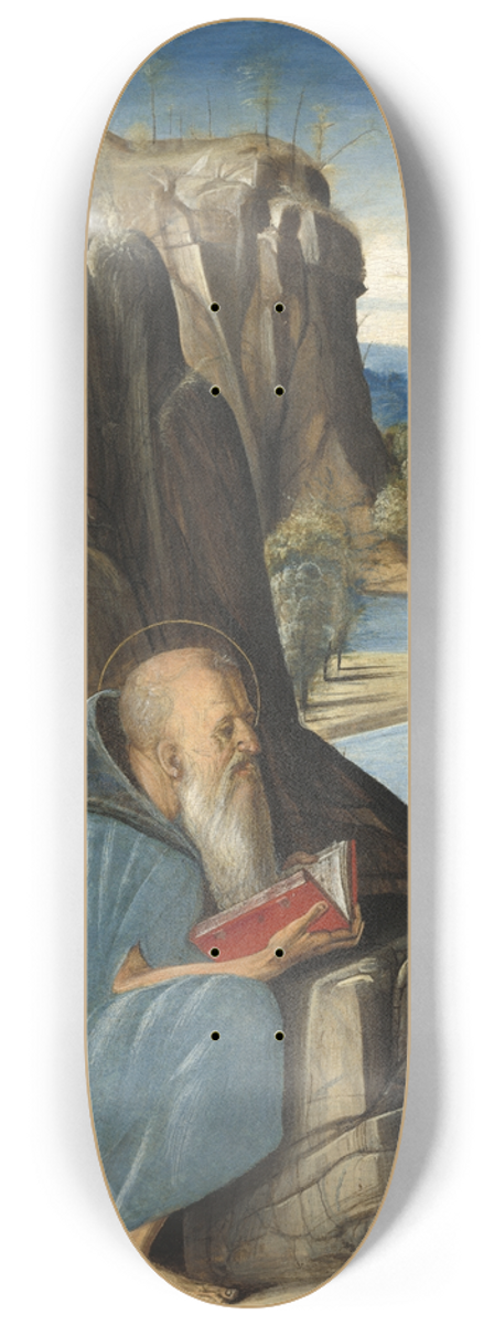 Alvise Vivarini - Saint Jerome Reading 8.25 inch art skate deck
