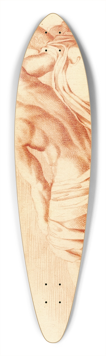 Cornelis Pronk - Beeld van de riviergod 39.3 inch art pintail longboard deck