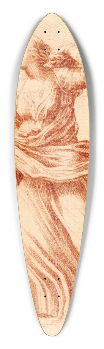 Cornelis Pronk - Beeld van een vrouw naar links lopend 39.3 inch art pintail longboard deck