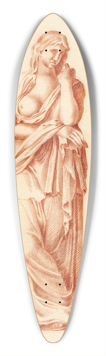Cornelis Pronk - Beeld van staande vrouw 39.3 inch art pintail longboard deck