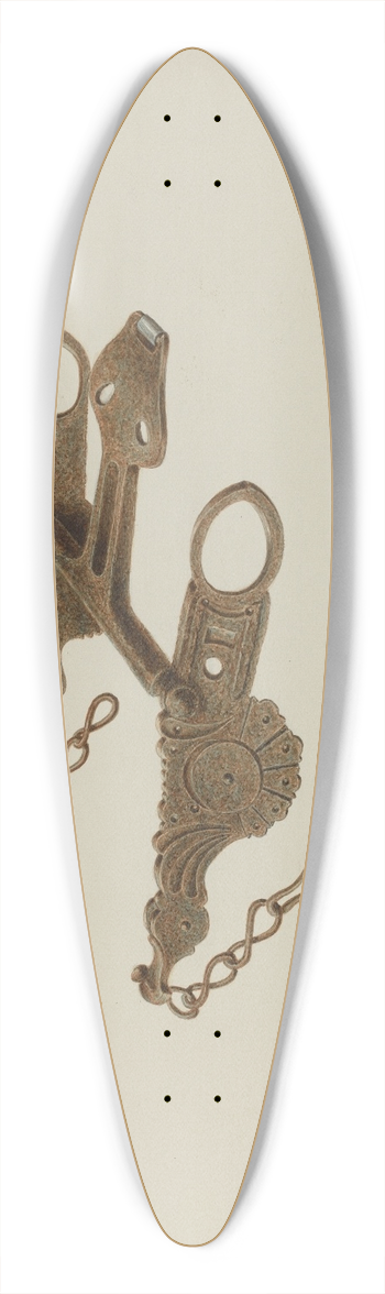 Cornelius Christoffels - Bit 39.3 inch art pintail longboard deck