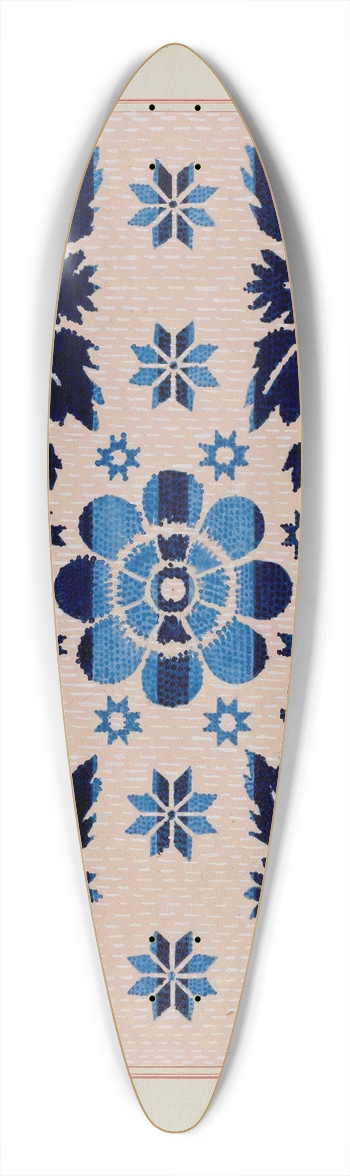 Cornelius Christoffels - Coverlet 39.3 inch art pintail longboard deck