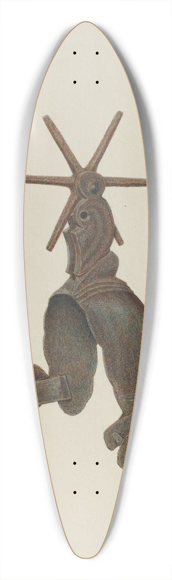 Cornelius Christoffels - Spur 39.3 inch art pintail longboard deck