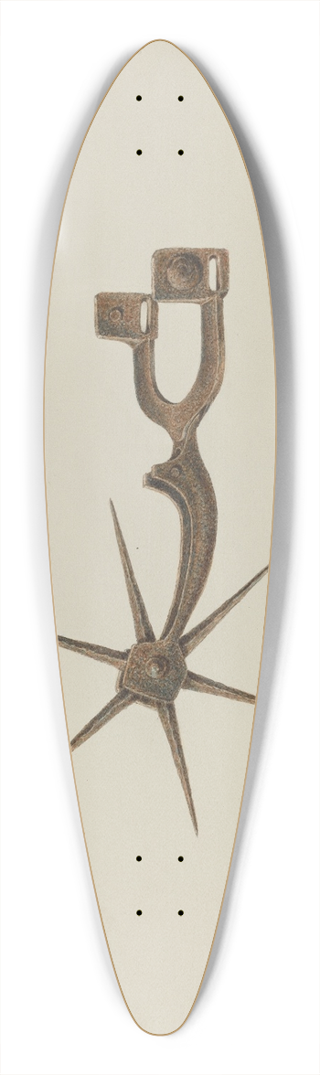 Cornelius Christoffels - Spur 39.3 inch art pintail longboard deck
