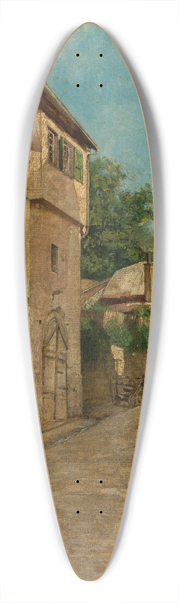 Curt Agthe - In a town 39.3 inch art pintail longboard deck