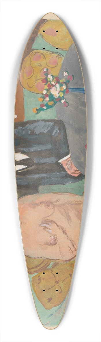 Cyprin Majernk - On a Sofa 39.3 inch art pintail longboard deck
