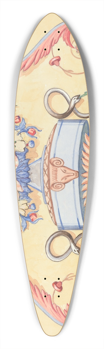 Dana Bartlett - Wall Painting 39.3 inch art pintail longboard deck