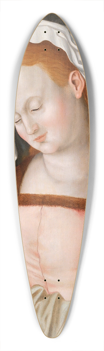 Daniel Frschl - The Virgin at prayer 39.3 inch art pintail longboard deck