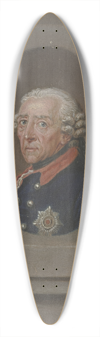 Daniel Nikolaus Chodowiecki - Brustbildnis Friedrichs des Groen im Oval, rechteckig eingefasst 39.3 inch art pintail longboard deck