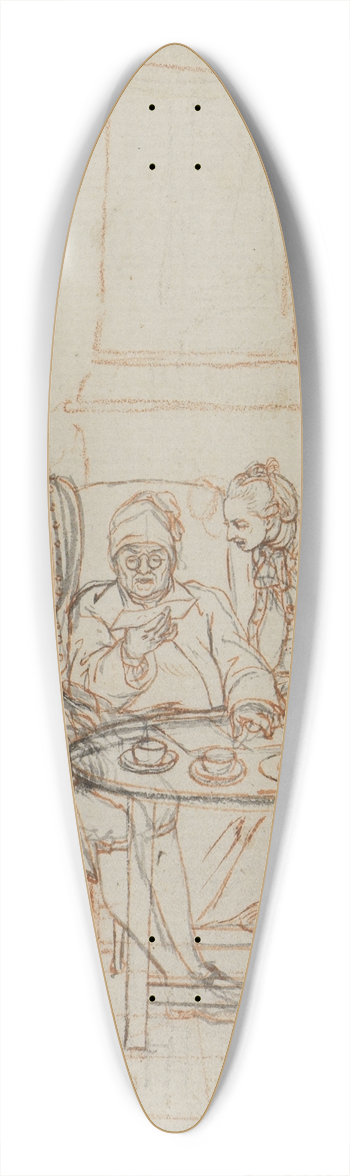 Daniel Nikolaus Chodowiecki - Illustration zu Sebaldus Nothanker 39.3 inch art pintail longboard deck