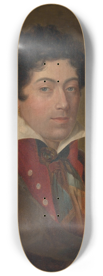 Jean Baptiste Joseph Wicar - Portrait of a Young Man 8.25 inch art skate deck
