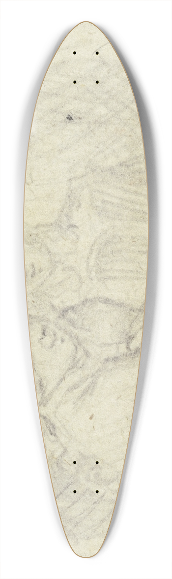 Daniel Nikolaus Chodowiecki - Young couple at a table 39.3 inch art pintail longboard deck