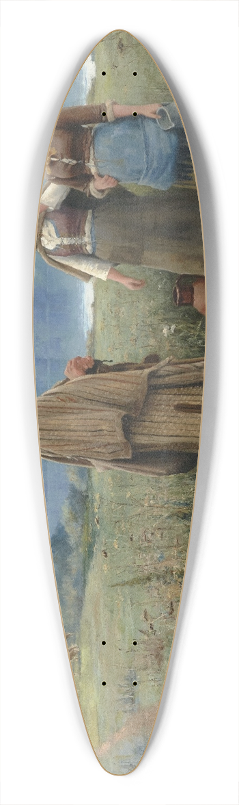 Daniel Ridgway Knight - An idle moment 39.3 inch art pintail longboard deck