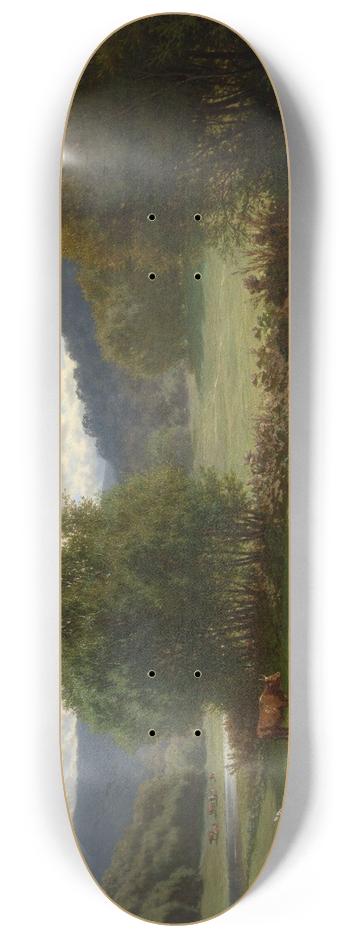 Jean Baptiste Kindermans - Landscape 8.25 inch art skate deck