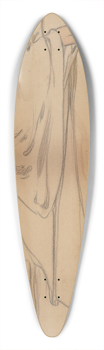 Dan Smith - Lights Out 39.3 inch art pintail longboard deck