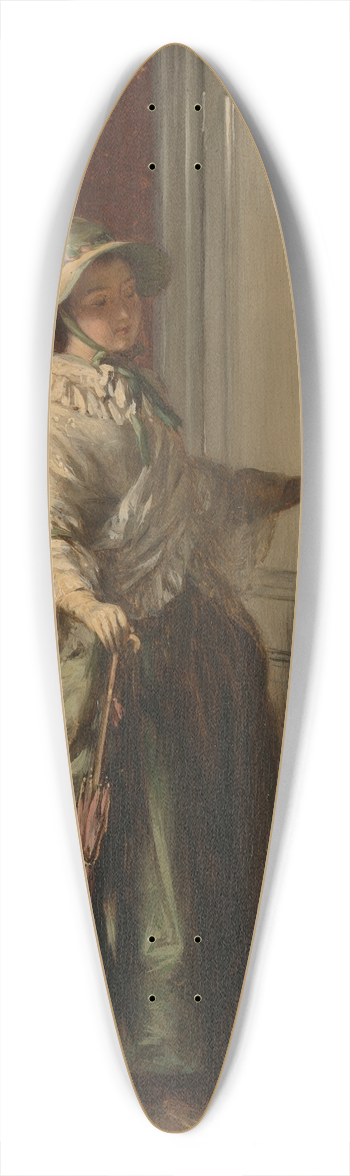 David Bles - Going out 39.3 inch art pintail longboard deck