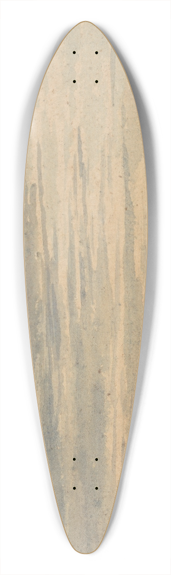 David Charles Read - Landscape with Hills in the Distance 39.3 inch art pintail longboard deck