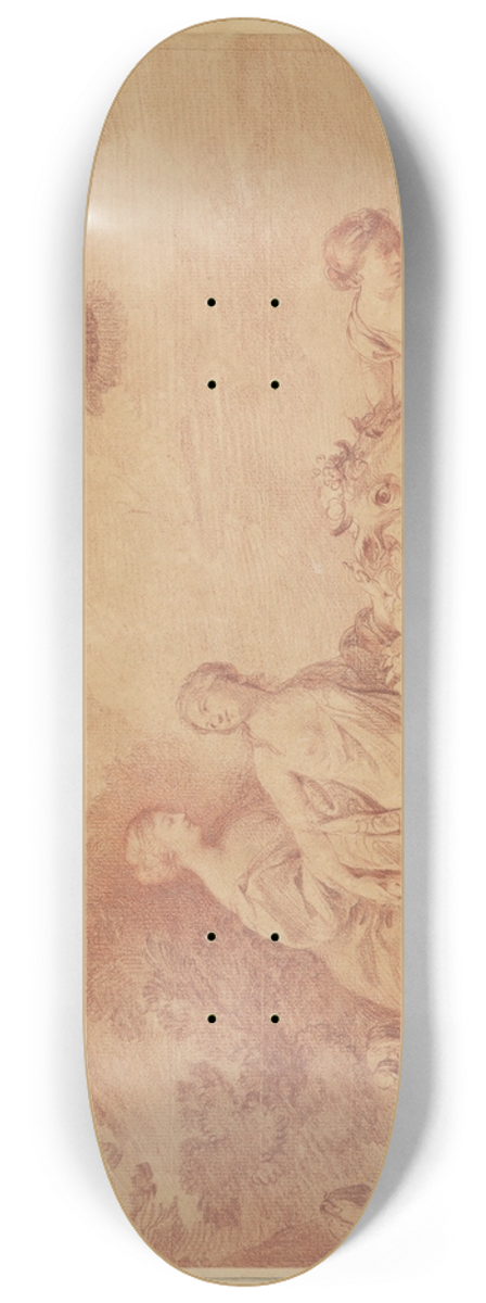 Jean Baptiste Marie Pierre - The Rape of Europa 8.25 inch art skate deck