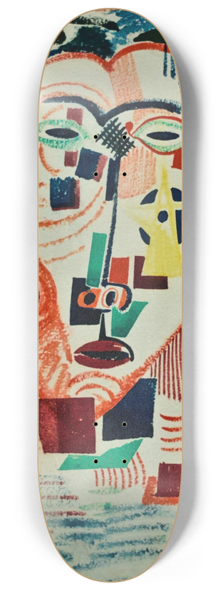 Amadeo de Souza-Cardoso - Litoral Head 8.25 inch art skate deck