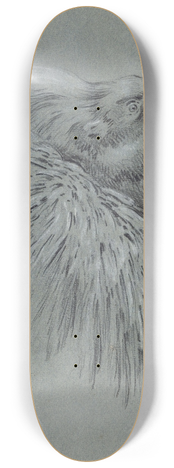 Jean-Baptiste Oudry - Porcupine 8.25 inch art skate deck
