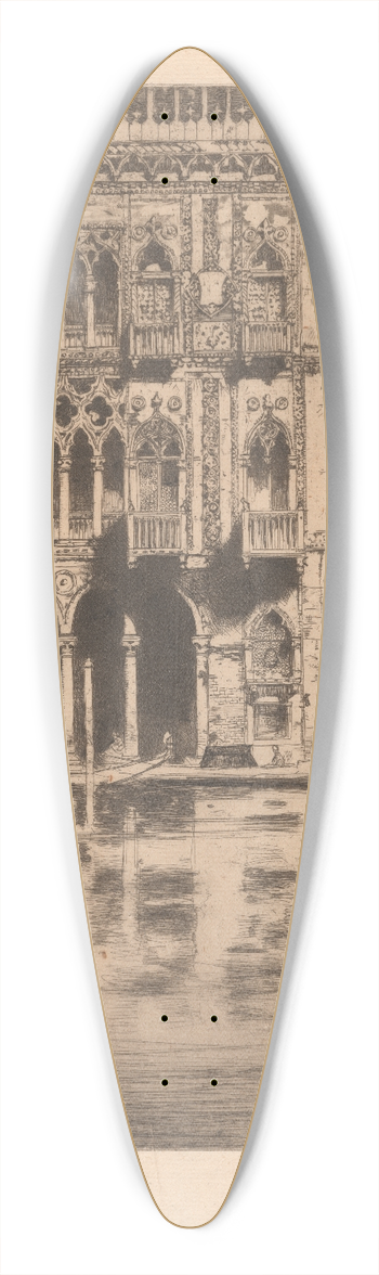 David Young Cameron - Ca DOro 39.3 inch art pintail longboard deck