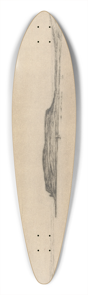 David Young Cameron - Drumadoon 39.3 inch art pintail longboard deck