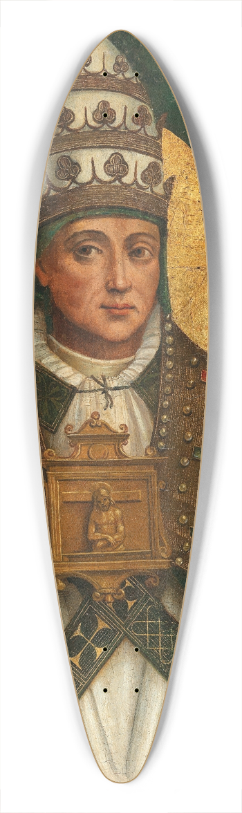 Defendente Ferrari - Saint Gregory the Great 39.3 inch art pintail longboard deck