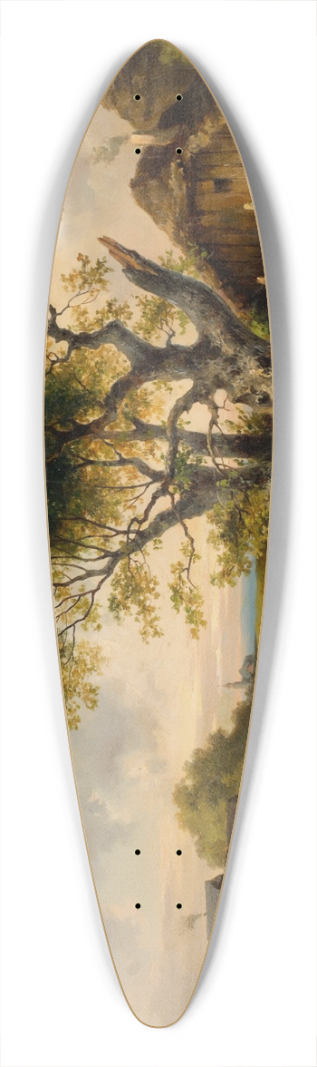 Dominik Schuhfried - Idyllisches Landleben mit Heueinbringung 39.3 inch art pintail longboard deck