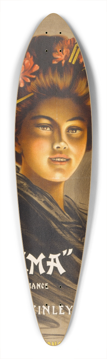 Donaldson Lith. Co - Karama 39.3 inch art pintail longboard deck