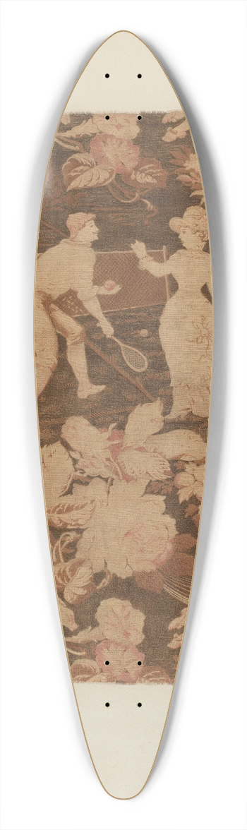 Dorothy Dwin - Printed Textile 39.3 inch art pintail longboard deck