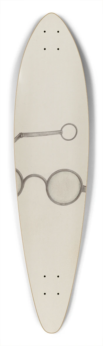 Dorothy Dwin - Spectacles 39.3 inch art pintail longboard deck