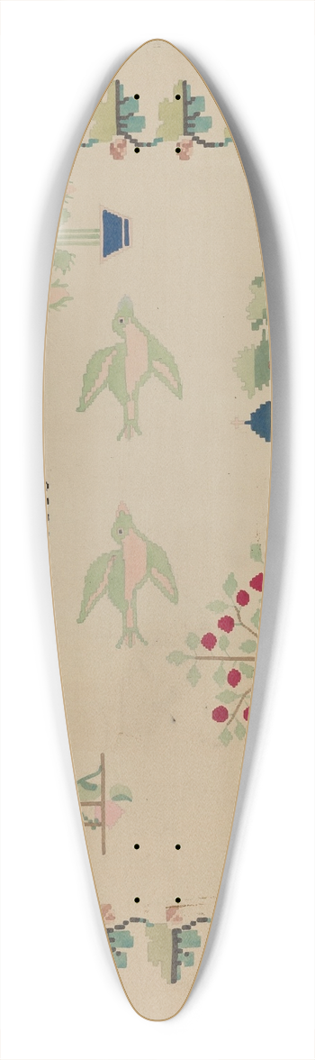 Dorothy Posten - Sampler 39.3 inch art pintail longboard deck