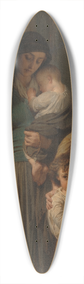 douard-Louis Dubufe - The widows penny 39.3 inch art pintail longboard deck