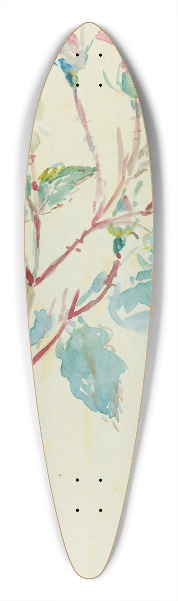 douard Manet - glantines 39.3 inch art pintail longboard deck