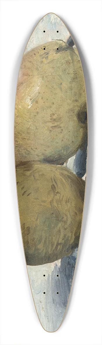 douard Manet - Pears 39.3 inch art pintail longboard deck