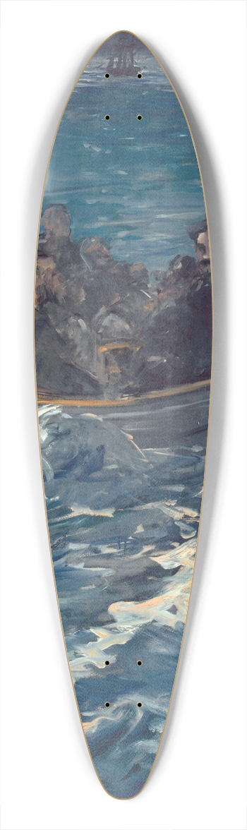 douard Manet - Rocheforts Escape 39.3 inch art pintail longboard deck