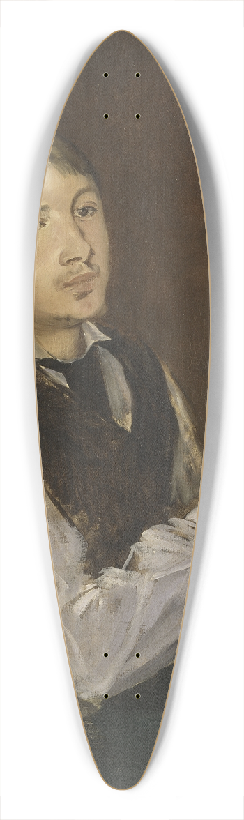 douard Manet - Young Boy Peeling a Pear 39.3 inch art pintail longboard deck