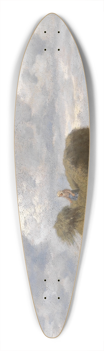 Dsir Thomassin - Bei der Heuernte 39.3 inch art pintail longboard deck