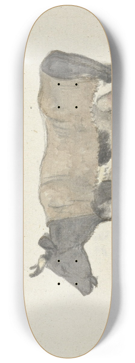 Jean Bernard - Staande koe met deken, naar links 8.25 inch art skate deck