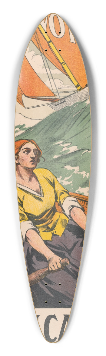Duncan Grant - Handicapped! 39.3 inch art pintail longboard deck