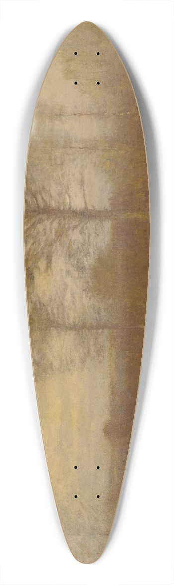 Dwight W. Tryon - November 39.3 inch art pintail longboard deck